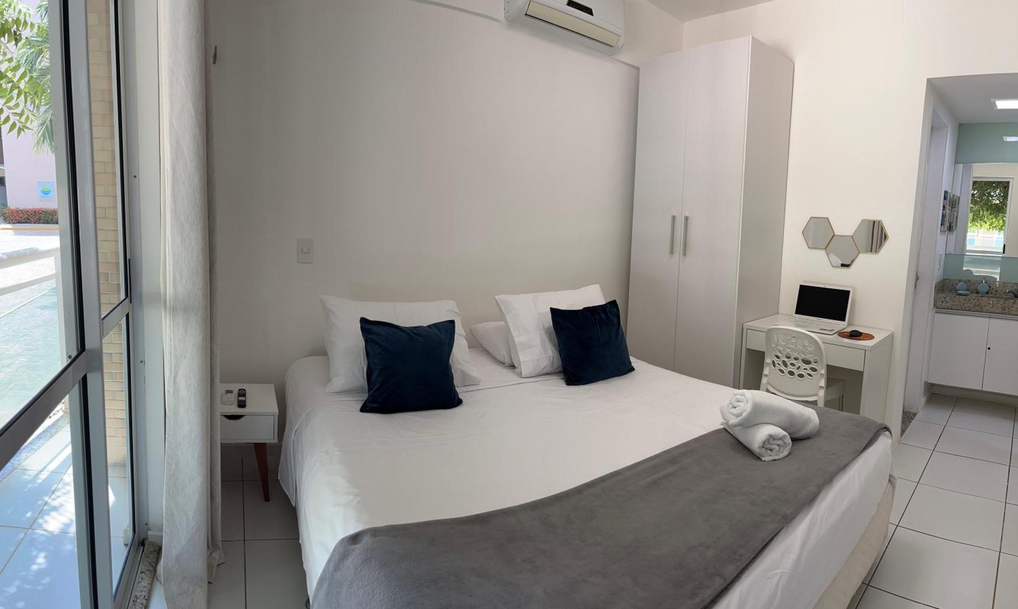 Palm Beach Porto Das Dunas, Apartamento Todo Climatizado Terreo A 350 Metros Beach Park 알퀴라즈 외부 사진